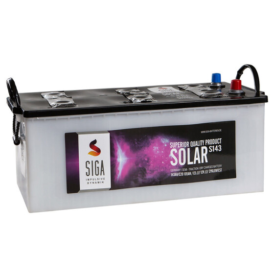 SIGA Solarbatterie trocken 143AH 12V