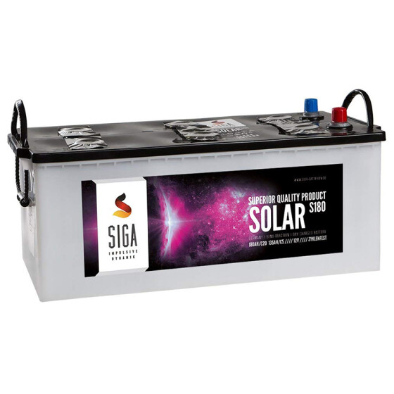 SIGA SOLAR Trocken 180Ah 12V Solarbatterie