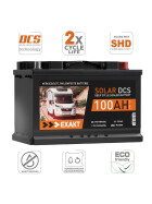 EXAKT Solar DCS Solarbatterie 100Ah 12V