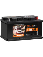 EXAKT Solar DCS Solarbatterie 110Ah 12V