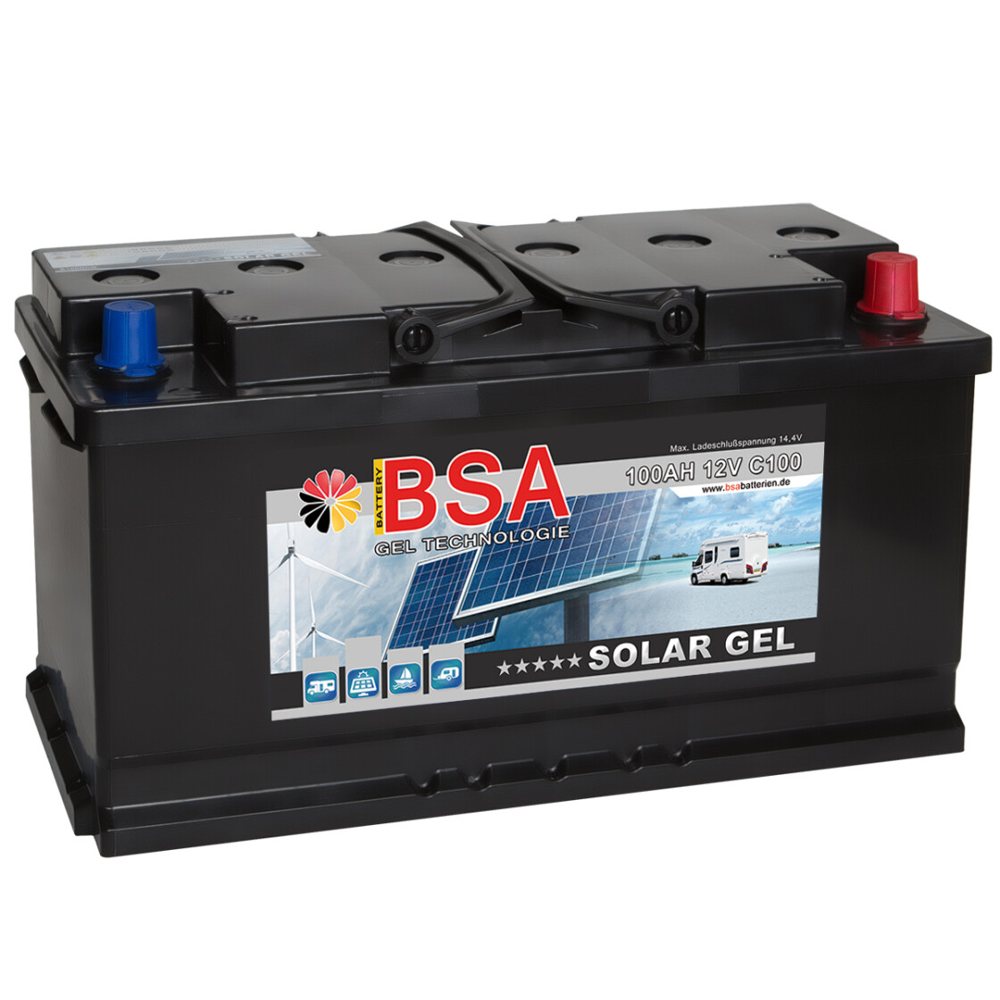 BSA Solarbatterie Gel 100Ah 12V, 178,07 €