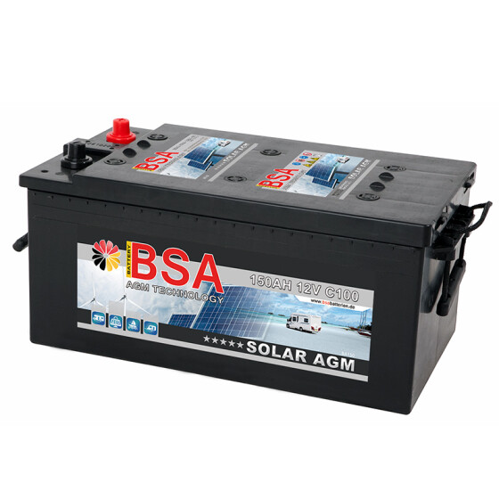 BSA Solarbatterie AGM 150Ah 12V
