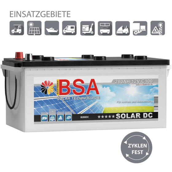 BSA Solarbatterie 280Ah 12V, 277,89 €