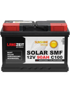Langzeit Solarbatterie SMF 90Ah 12V