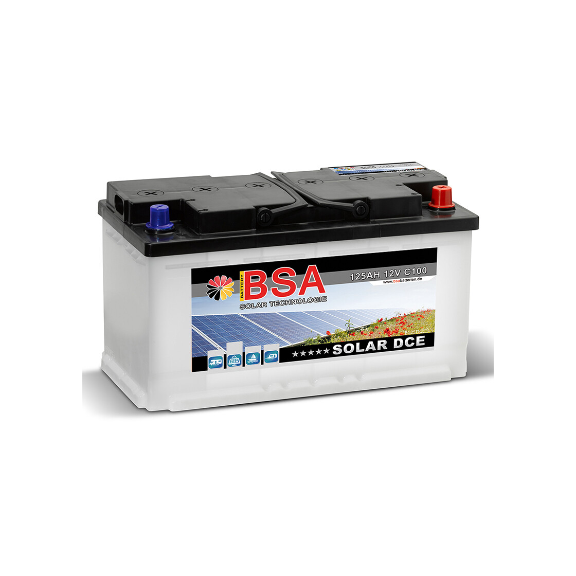 BSA Solar Batterie DCE 125Ah 12V, 128,57 €