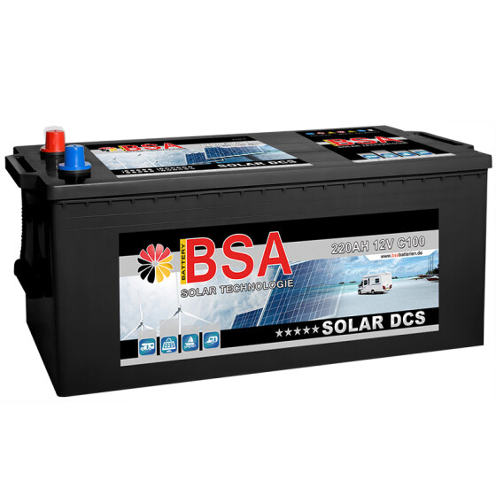 BSA Solarbatterie DCS 220Ah 12V