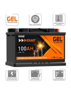 EXAKT GEL Solarbatterie 100Ah 12V