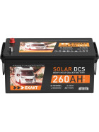 EXAKT Solar DCS Solarbatterie 260Ah 12V