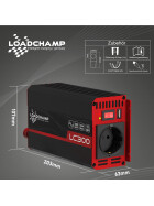 Loadchamp Sinus Wechselrichter 300W 12V Inverter